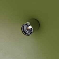Lampa wisząca stożkowy klosz Nox 40cm 1xE27 zielona oliwka