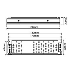 Zasilacz zewnętrzny 48V 200W do szyn magnetycznych