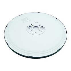 Panel LED okrągły czarny 36W natynkowy - przełącznik CCT