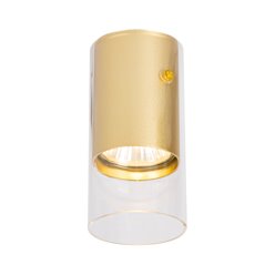 Halogen natynkowy okrągły 1xGU10 Ricky Złoty