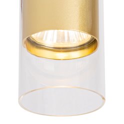 Halogen natynkowy okrągły 1xGU10 Ricky Złoty