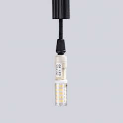 Lampa wisząca cienka tuba Arche 1xG9 czarna