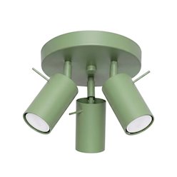 Kinkiet okrągły z reflektorami Ring 3xGU10 szałwiowy