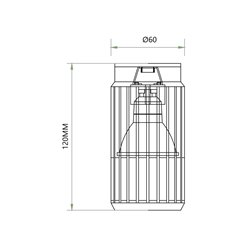 Oprawa natynkowa okrągła Vertical 1xGU10 biała