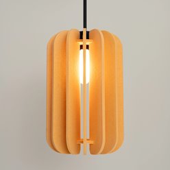 Lampa wisząca filcowa Mula 27cm 1xE27 żółta