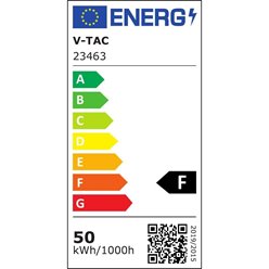Halogen LED RGBW 6500K V-TAC 50W 4000lm z pilotem