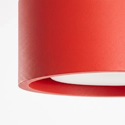 Lampa sufitowa podwójna tuba Modo 2xGx53 czerwona