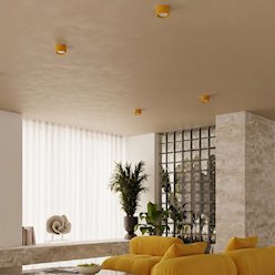 Lampa sufitowa tuba Modo 1xGx53 żółta