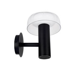Lampa elewacyjna Solarna Suntis z okrągłym kloszem