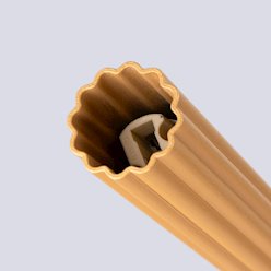Lampa wisząca cienka tuba Arche 1xG9 złota