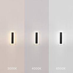 Lampa architektoniczna LED 10W 30cm Wow CCT czarna