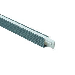 Profil LED wpuszczany wąski Tiny 7mm szary z kloszem 3m