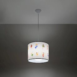 Lampa wisząca dziecięca Fairy 30 1xE27 wielokolorowa