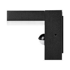 Lampa elewacyjna LED Hestio 9W z czujnikiem PIR czarna