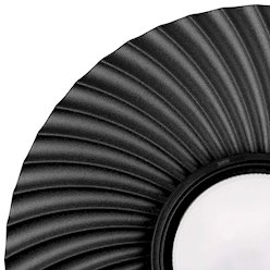 Lampa wisząca CIRVO GX53 okrągła czarna 22cm