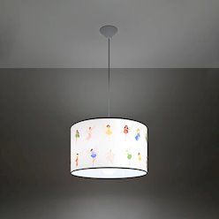 Lampa wisząca dziecięca Fairy 40 1xE27 wielokolorowa