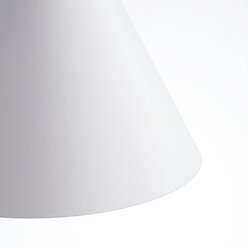 Lampa wisząca stożkowy klosz Nox 25cm 1xE27 biała
