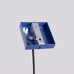 Lampa wisząca pojedyncza tuba Pastelo 1xG9 ultramarynowa