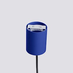 Lampa wisząca loftowa Estria 1xE14 biało-ultramarynowa