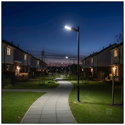 Lampa uliczna solarna z czujnikiem Street 40W 6000lm CCT