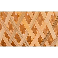 Lampa wisząca Boho 1xE27 z bambusowym kloszem 38cm