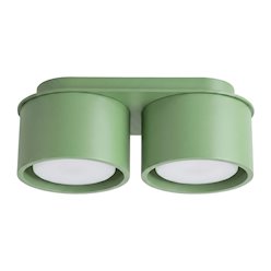Lampa sufitowa podwójna tuba Modo 2xGx53 szałwiowa