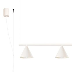 Lampa wisząca Nox 4-punktowa 4xE14 beżowa