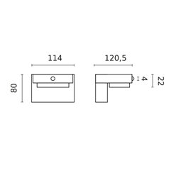 Kinkiet elewacyjny solarny Suntis obrotowy z USB