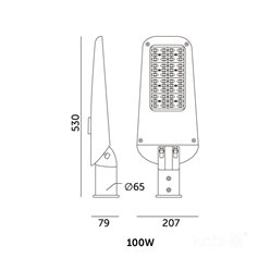 Lampa uliczna LED Ultimate 5Y 100W 17000lm 4000K