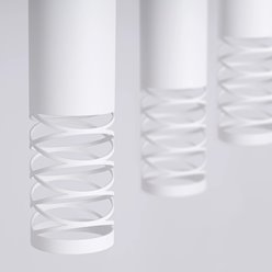 Lampa wisząca potrójna Lami 3L 3xGU10 listwa biała
