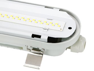 Lampa LED IP65 Ranger CNBOP 120cm 10-40W 3CCT moduł awaryjny 3h