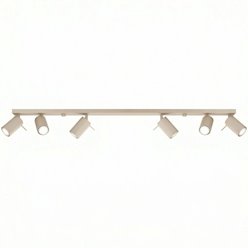 Kinkiet listwa z reflektorami Ring 6xGU10 taupe