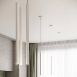 Lampa wisząca podwójna Arche 2xG9 okrągła biała