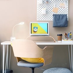 Lampka biurkowa LED 5W z koszykiem 1200mAh biała