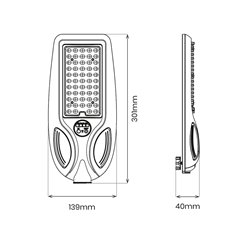 Lampa solarna uliczna LED Venice z czujnikiem 450lm 4000K
