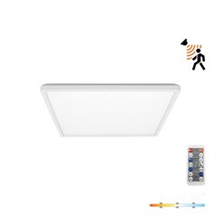 Plafon LED IP54 kwadratowy Slim 12W CCT z czujnikiem