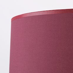 Lampa wisząca z abażurem Nevia 1xE27 burgundowa