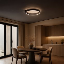 Lampa sufitowa LED nowoczesna okrąg Luna 18W 4000K