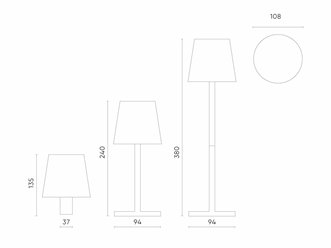 Lampa stołowa LED 4w1 3,5W 400lm CCT zielona 2x2000mAh