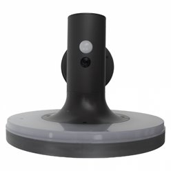 Lampa solarna elewacyjna Rondo z czujnikiem szara