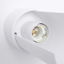 Lampa sufitowa nowoczesna Flash 1xE27 biała