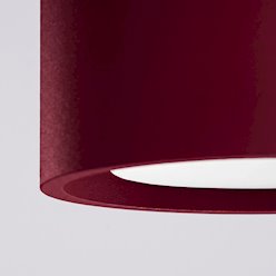 Lampa sufitowa podwójna tuba Modo 2xGx53 burgundowa