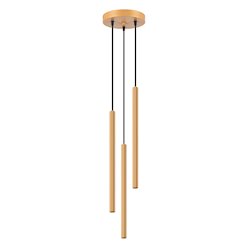 Lampa wisząca potrójna Arche okrągła 3xG9 złota
