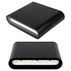 Kinkiet elewacyjny LED góra-dół Mini Gianto 6W czarny