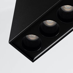 Lampa prostokątna LED SOLE 11W 4000K czarna