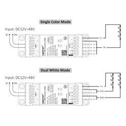 Mi-Light TR2 sterownik LED 2w1 na szynę DIN