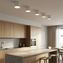 Lampa sufitowa GX53 Liora okrągła biała