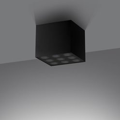 Spot kwadratowy LED OZZY 16W 4000K czarny