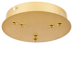 Lampa wisząca okręgi Lion 40cm 60cm 64W złota