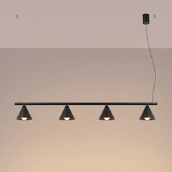 Lampa wisząca Nox 4-punktowa 4xE14 czarna